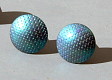 Click for details about "Flys Eyes" Post Earrings in Green