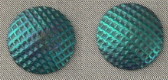 Click for details about Titanium Textured Green MagnEarrings 