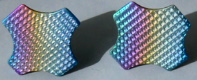 Click for details about Textured Titanium Square Crosses